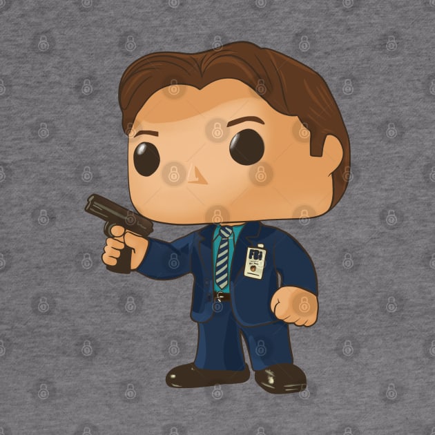 Funko pop fox Mulder by Mimie20